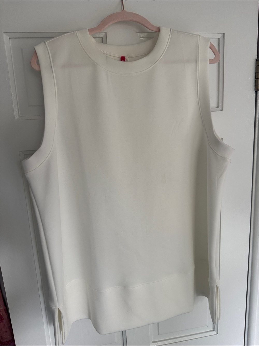 SPANX Cream Sleeveless Crewneck Tank:*Brand New-Never Worn